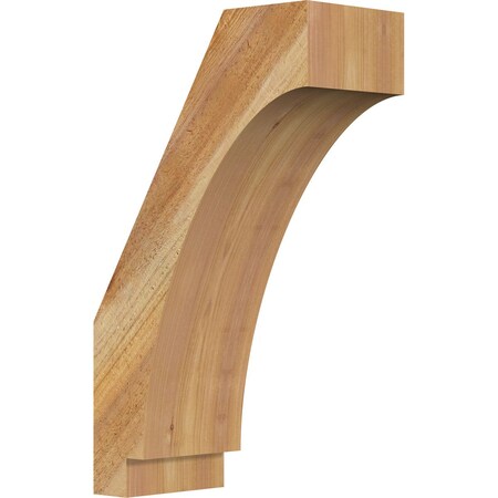 Ekena Millwork 6"W x 12"D x 20"H Imperial Rough Sawn Knee Brace, Western Red Cedar BRC06X12X20IMP00RWR